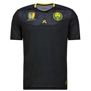 Le Coq Sportif Cameroun Maillot Pro WC SS M Camiseta, Hombre, Black, S