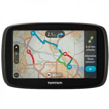 TomTom GO 50 - GPS para coches de 5.0, mapas de Europa general, negro