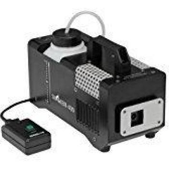 Máquina de Humo HQ-Power, 600 W, Mando a Distancia por Cable Fijo con indicador LED, Tiempo de Calentamiento rápido, Salida de Humo 283 m³/minuto, Depósito extraíble de
