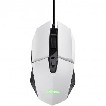 Trust GXT 109 Felox Ratón Gaming Iluminado USB 6400 DPI Blanco
