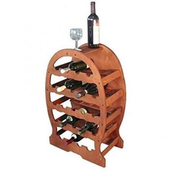 Cantinetta Botte de Madera Multicapa para 23 Botellas - 76x49x26,5 cm