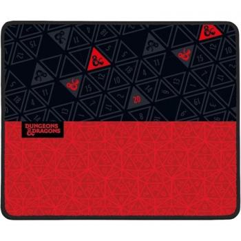 Konix Dungeons & Dragons Gaming Mouse Pad Red and Black 320x270mm KX-DND-MP-ROLL-PC