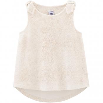 Petit Bateau AISV DEBAR, Camiseta de Tirantes para Niñas, Blanc