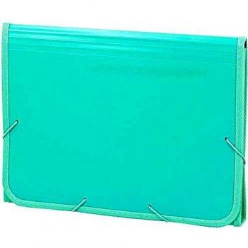 Carchivo - Carpeta archivador acordeon 13 departamentos, serie Soft, color menta, 19260017