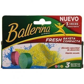 Ballerina - Bayetas fresh vim, caja 3 unidades