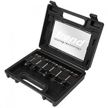 Trend 6 piece router cutter set - 1/4in shank