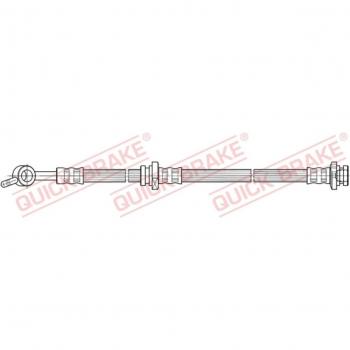Latiguillo de freno QUICK BRAKE 50.806, Izquierdo