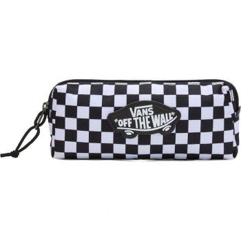Estuche Unisex Vans Old Skool Checkboard Negro Blanco