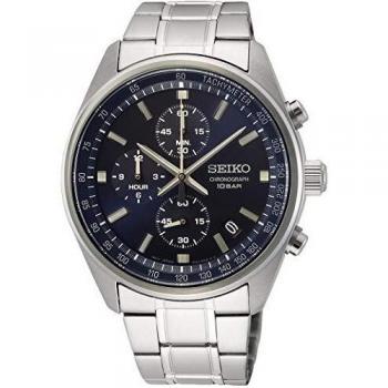 Seiko Men's Analogue Japanese Quartz Watch with Stainless Steel Strap SSB377P1