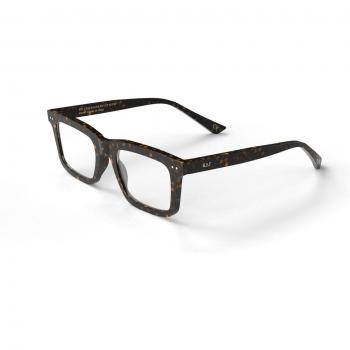Retrosuperfuture Ibu number 101 col. 3627 Unisex Square Havana Eyewear - Tortoiseshell Frame, Size 52, Blue Light Block Available