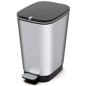 Papelera Chic Bin S de Acero Inoxidable 10L con Pedal y Diseño Moderno