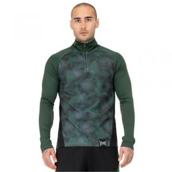 Camiseta de Entrenamiento de Manga Larga Tapout Verde M Hombre