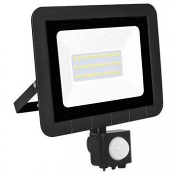 Foco proyector LED con sensor de movimiento y crepuscular - Luz fría 3000lm 30W