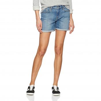 Levi's Mid Length Short Update, Shorts para Mujer, Azul