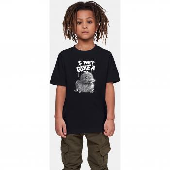 Camiseta Infantil No Me Importa Negra