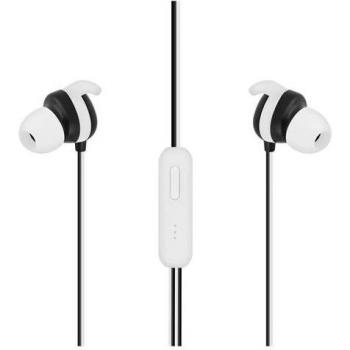 Auriculares Deportivos Setty In-ear con Micrófono Multifunción y Conexión Jack 3.5mm - Blancos