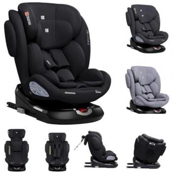 Silla de Coche Kikkaboo i-Felix i-Size 40-150 cm Isofix Rotación 360° desde el Nacimiento hasta 12 años