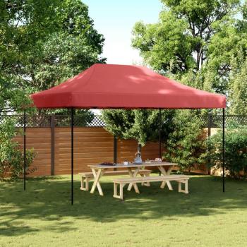 Carpa Fiesta Plegable Profesional vidaXL 410x279x315 cm Acero Jardín Parasol Sombrilla Color Burdeos, Azul, Blanco y más