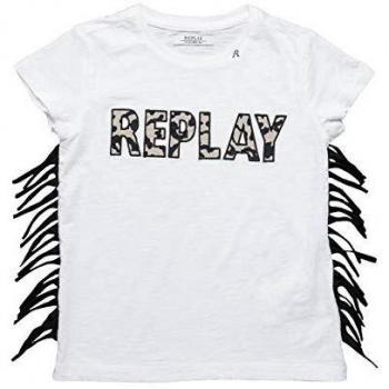REPLAY SG7472.051.22676P Camiseta, Blanco