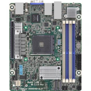 Asrock B550D4ID-2L2T Placa Base AMD B550 Zócalo AM4