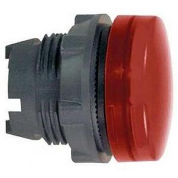 Schneider Electric ZB5AV043 Cabeza Piloto Luminoso, Ø 22, redonda,lentes lisas rojas