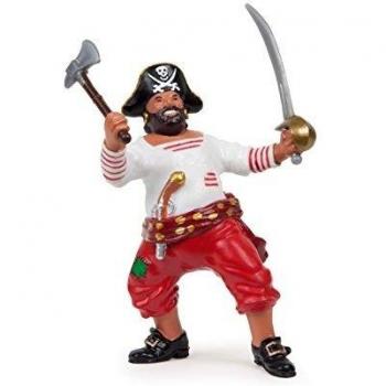 Papo Pirate with Axe - Collectible Toy Figure for Skill Development and Imagination Enhancement