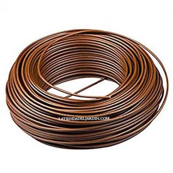 Microtubo Flexible de Riego por Goteo Suinga 4,5 x 6,5 mm - Bobina de 100 Metros Color Marrón