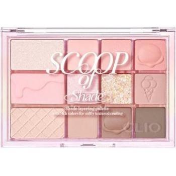 CLIO Sweet Pleasure Shade & Shadow Palette - 1.4gX3, 0.6gX9 - 03 Scoop Of Shade