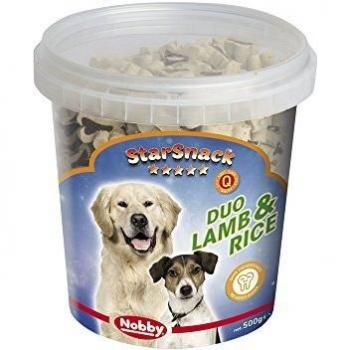 Golosinas para perros Nobby StarSnack Duo Cordero y Arroz 500g