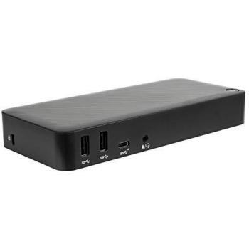 Targus DOCK430EUZ Estación de Acoplamiento para Portátil, Replicador de Puertos USB-C, Alámbrico, Color Negro