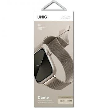 Correa de Acero Inoxidable Uniq Dante para Apple Watch Series 4/5/6/7 / SE 42/44/45mm - Beige