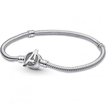 Pulsera de Plata Marvel x Pandora en Estuche Oficial - Edición Especial