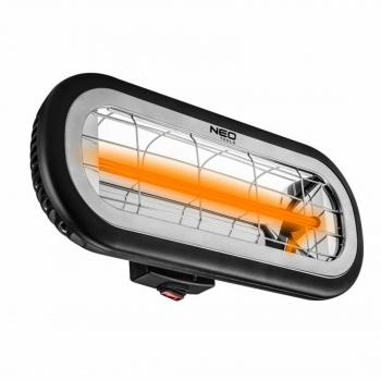 Calefactor Infrarrojo 2000W IP65 con Luz Ámbar de Bajo Deslumbramiento NEO 90-032