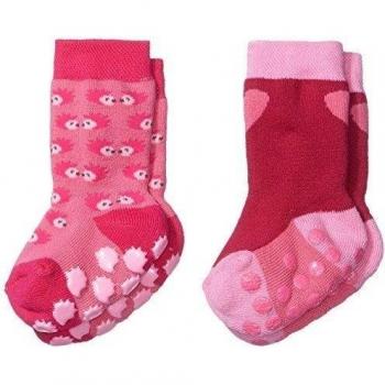 Twins Kleink. M ABS-Socken, 3er-Pack - Calcetines para niñas, color pink 230, talla 19-22