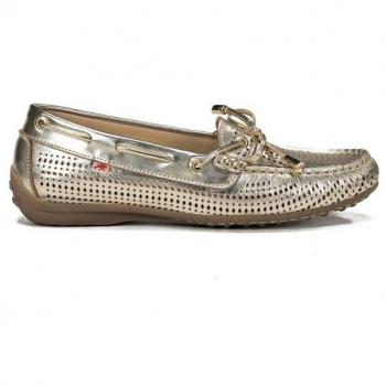 Fluchos F1428 Oxfords y Cordones Mujer Metalizado - Cómodos y Elegantes, Color: Metalizado, Estilo: Oxfords, Tipo de cierre: Cordones, Comodidad: Alta, Diseño: Eleg