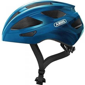 ABUS Macator Racing Bike Helmet - Sporty Bicycle Helmet for Beginners - for Women and Men - Blue, Size