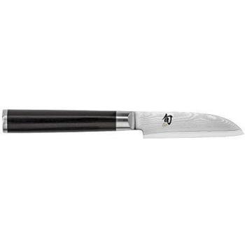Cuchillo Kai Pelador Carrado de 9 Cm - Hoja de Acero Inoxidable de Damasco de 32 Capas y Mango Ergonómico