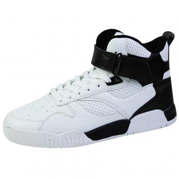 SGoodshoes Hombre Zapatos para Correr High Top zapatillas deportivas Libre y Deportes Zapatillas Blanco
