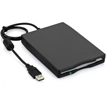 Neoteck USB Floppy Disk 3.5'' 1.44 MB FDD Floppy Disk Drive Externo Portable USB Disquetera Plug and Play para Laptop PC MAC Windows 10/ 8/ 7 Vista/ XP/ ME/ 2000/ SE/ 98