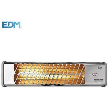 Estufa de cuarzo de baño cromada 600-1200W EDM 07108