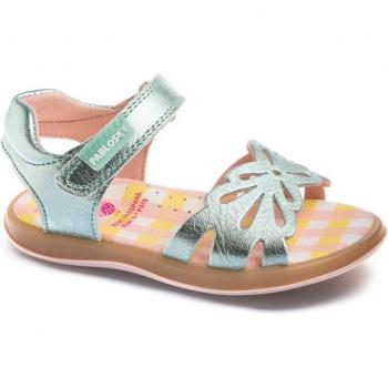 Sandalias Bebé Niña Pablosky de Piel Azul 029040