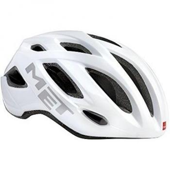 Met Idolo Casco de Ciclismo, Unisex Adulto, Blanco, 60-64 cm