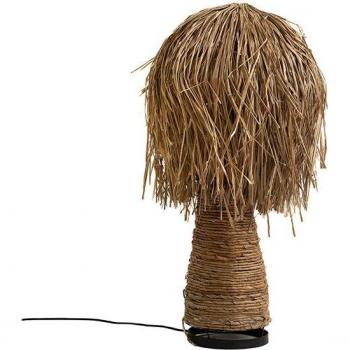 Lámpara Colgante de Fibras Naturales STYLE HOME con Pantalla, Diseño Natural, Ideal para Decoración Interior
