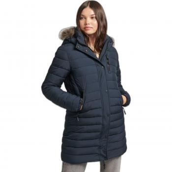 Superdry Women's Super Fuji Jacket - Iconic Design in Navy Blue