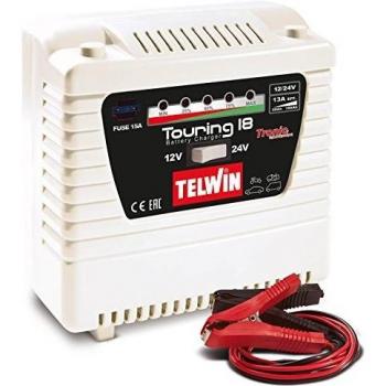 Cargador de Baterías Telwin Touring 18 - 12V/24V, 13Amp, 230W