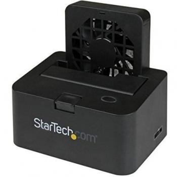 StarTech.com SDOCKU33EF - Base de conexión USB 3.0 UASP y eSATA con ventilador para disco SATA III 6 Gbps de 2.5 y 3.5