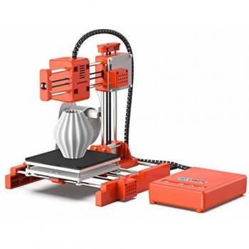 LABISTS Impresora 3D X1, Impresora Mini y portátil con filamento PLA de 10 m, Placa de construcción extraíble, impresión en línea/Fuera de línea Impresora 3D Tamaño de impresión 10 cm x 10 cm x 10 cm