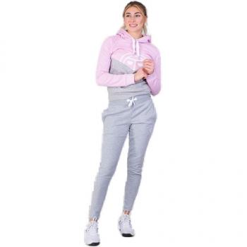 Bidi Badu Salia Women's Hoodie in Light Pink and Gray