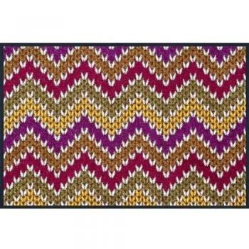 wash+dry - Felpudo, diseño de punto en zigzag