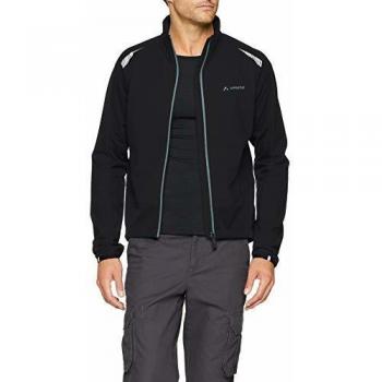 VAUDE Men's Bealach Softshell Chaqueta, Hombre, Black Uni, Medium